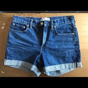 Everlane 100% Cotton High-Rise “The Denim Short”